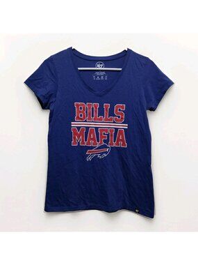 Buffalo Bills Mafia T Shirt Womens Small N NFL Football '47 Brand
